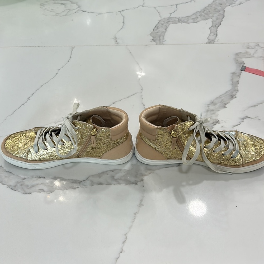 UGG Cradie Glitter Gold Sneakers. Size 9 - Picture 5 of 11